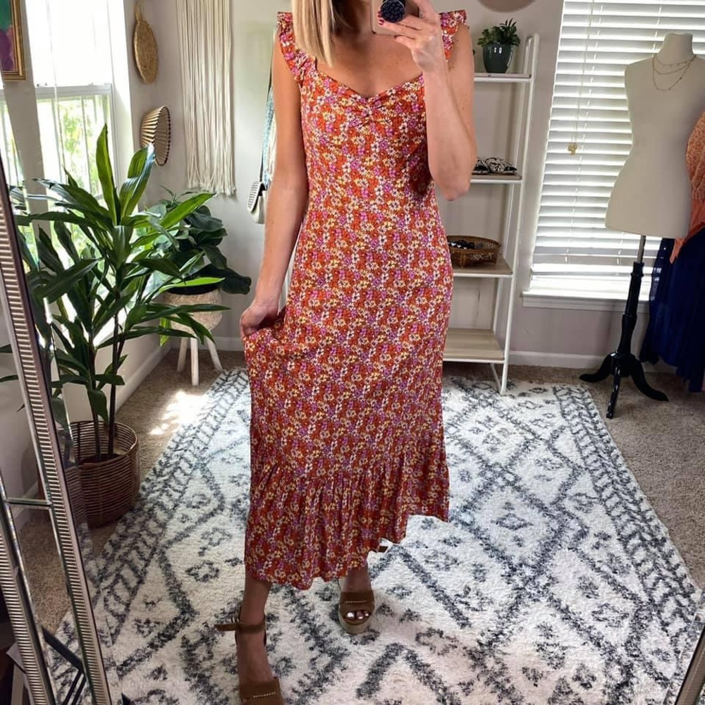 S floral summery dress